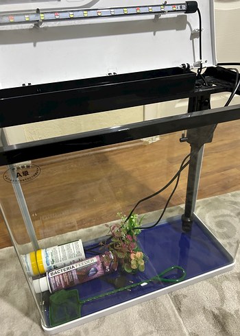 Beyaz Akvaryum ve Aksesuarları - Görsel 2