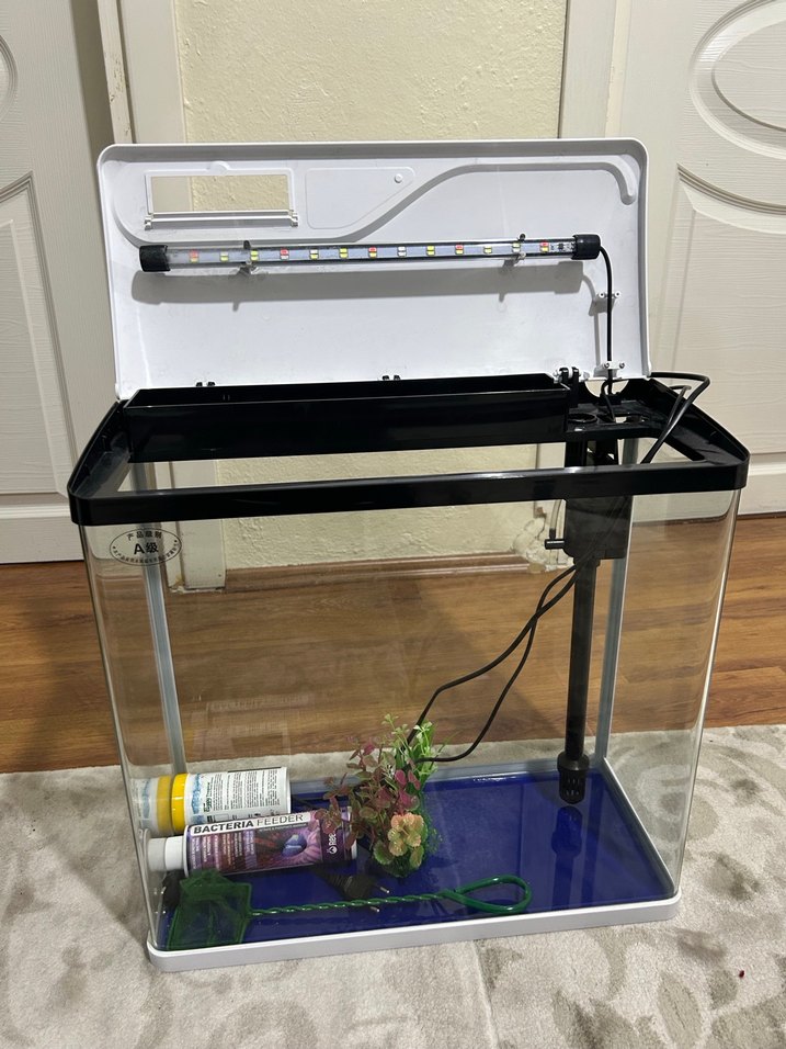 Beyaz Akvaryum ve Aksesuarları - Görsel 3