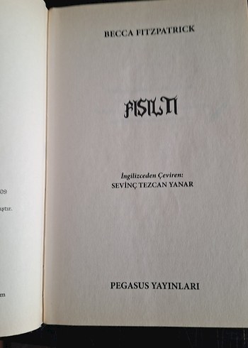 Fısıltı - Becca Fitzpatrick