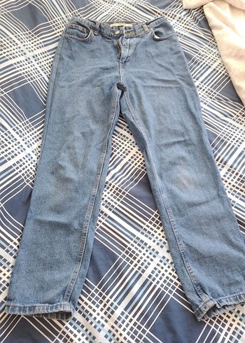 Kadın Mavi Denim Pantolon
