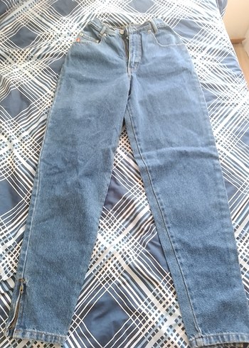 27 Beden Mavi Denim Kadın Pantolon