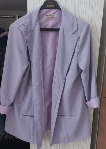 Mor Kadın Blazer Ceket