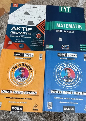 TYT Matematik ve Geometri Soru Bankaları ve Video Ders Kitabı