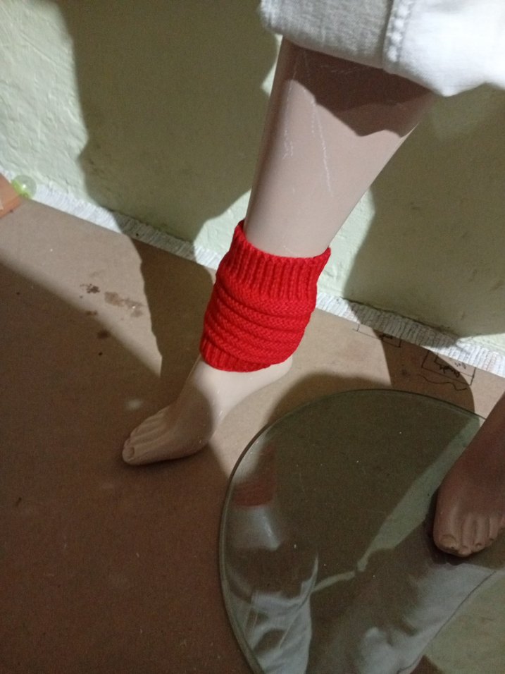 Kırmızı Örgü Eldivenleri tozluk Bere Seti - Görsel 2