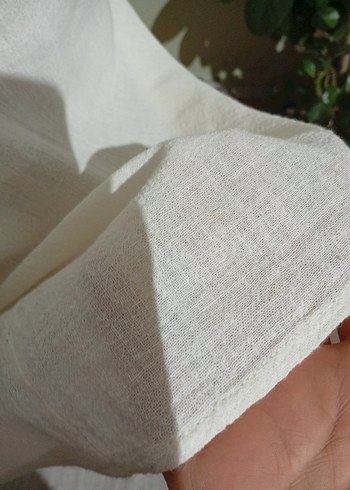 vintage Nakışlı Beyaz Askılı Uzun Gecelik - Görsel 7