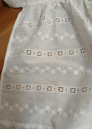 çeyizimden Nakışlı Beyaz Mutfak Önlüğü - Görsel 4