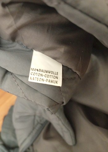 Gri Nakışlı Fermuarlı Erkek Yelek - Görsel 5