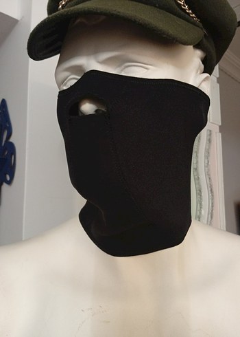 baf Erkek Siyah Yüz Maskesi - Görsel 5