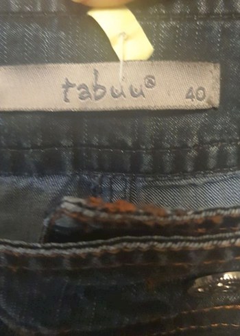 TABUU MARKA Bol Kesim Kadın Kot Pantolon - Görsel 7