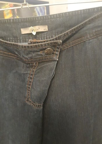 TABUU MARKA Bol Kesim Kadın Kot Pantolon - Görsel 3