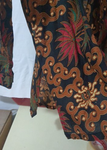 vintage Bohem Çok Renkli Uzun Kollu Gömlek - Görsel 4