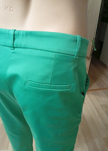 Adil ışık saten Kumaş Pantolon - Görsel 5