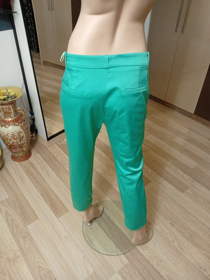 Adil ışık saten  Kumaş Pantolon - Görsel 4