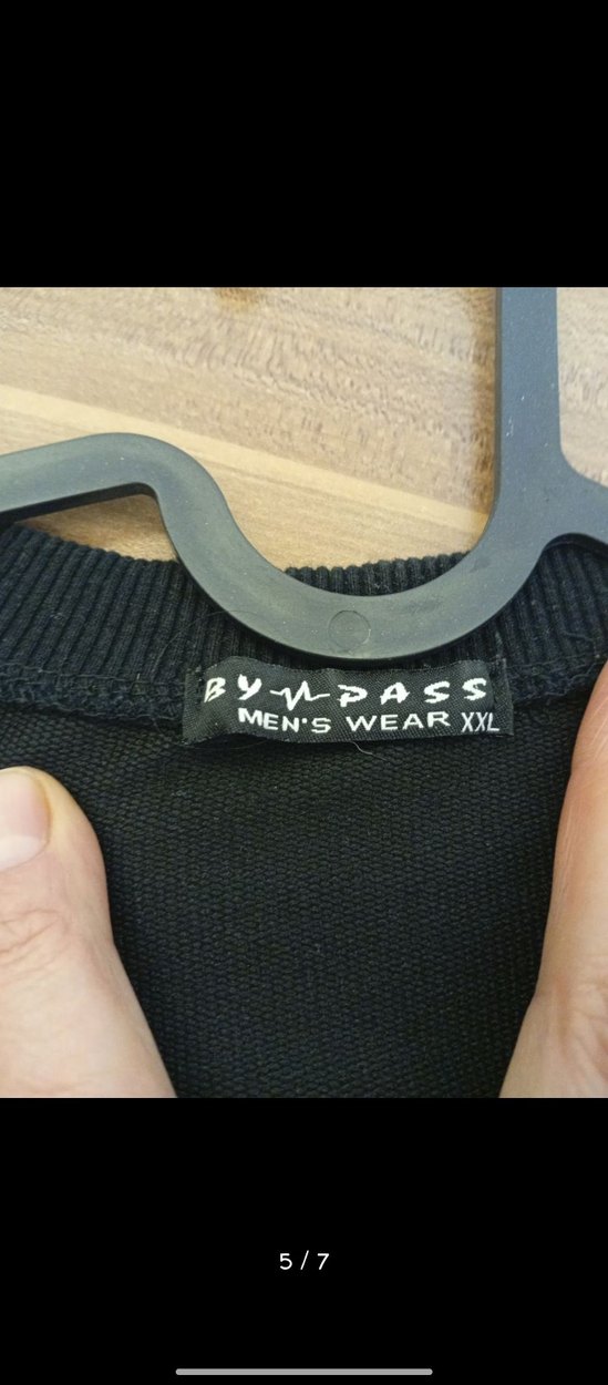 Siyah Baskılı Kadın Sweatshirt - Görsel 3