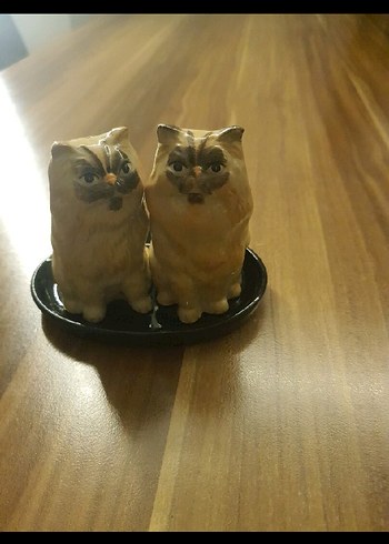 tuz karabiber Kedi Figürinleri Seti - Görsel 2