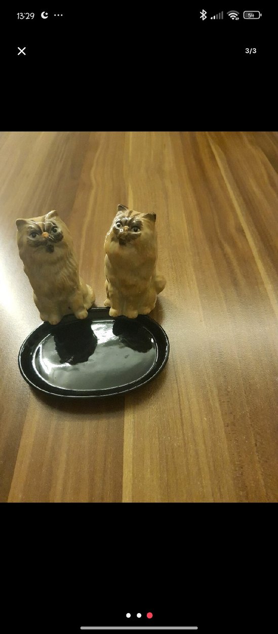 tuz karabiber Kedi Figürinleri Seti - Görsel 3