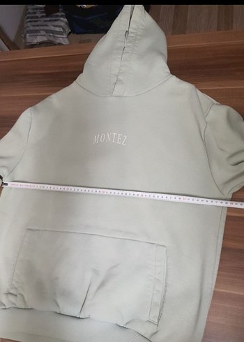 Kadın Bej Kapüşonlu Uzun Kollu Sweatshirt - Görsel 3