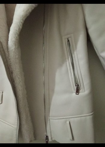 xs Beden beyaz Renk Stradivarius beyaz Kadın Ceket