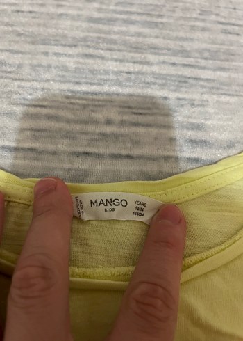 Kız Çocuk Yeşil Baskılı Tişört - Görsel 3