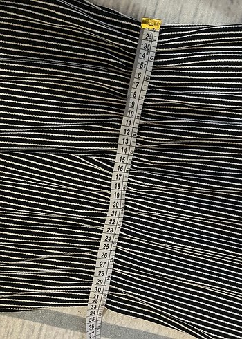 Kadın kız siyah beyaz çizgili elbise - Görsel 9