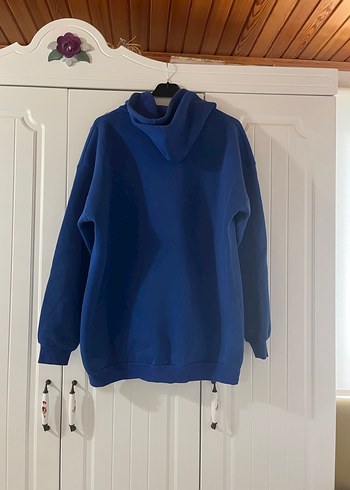 Mavi Mavi Kapüşonlu Sweatshirt
