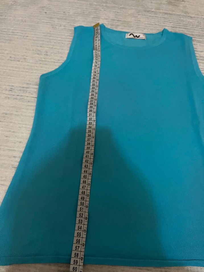 Mavi Kadın Kolsuz Basic Atlet - Görsel 5