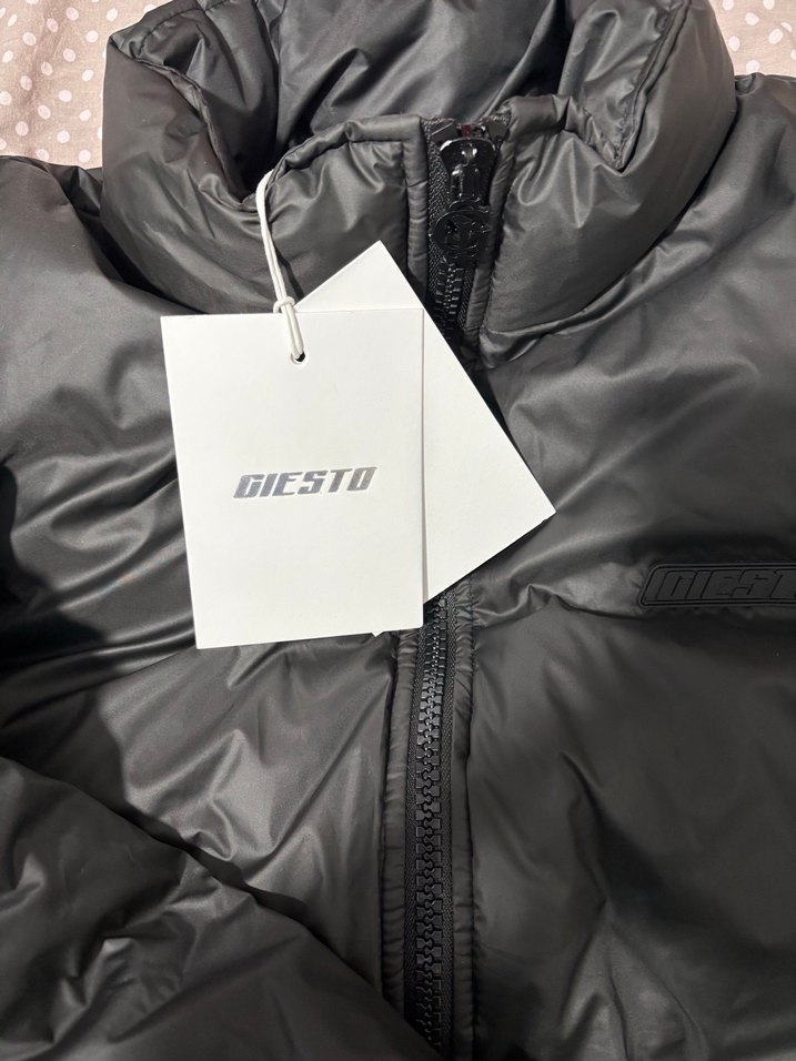 Siyah Yüksek Yakalı Rahat Erkek Mont - Görsel 4