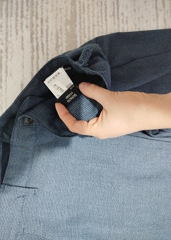 Erkek Lacivert Elastik Pantolon - Görsel 3