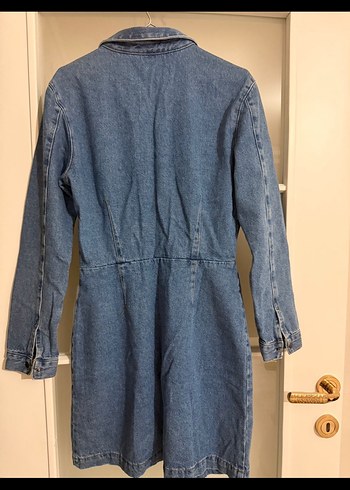 Mavi Jeans Düğmeli Kadın Mavi Denim Elbise Ceket