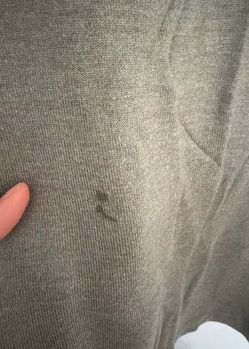 Yeşil Düğmeli Uzun Kollu  Triko - Görsel 4