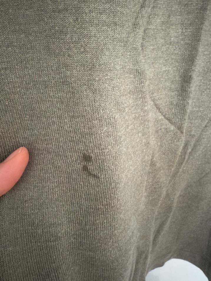 Yeşil Düğmeli Uzun Kollu  Triko - Görsel 4