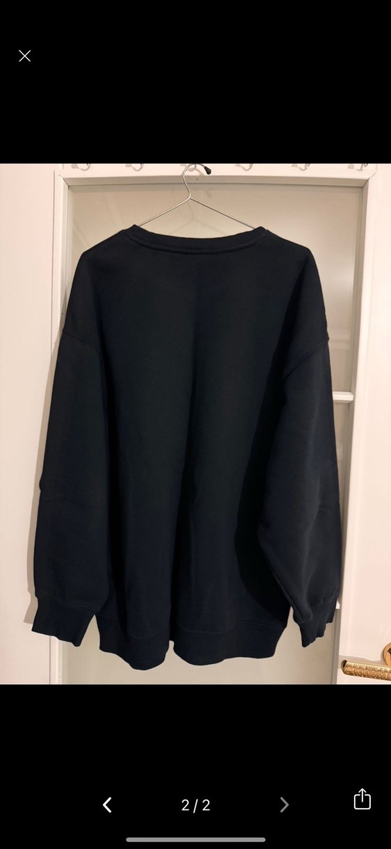 Lavivert işlemeli Oversize Sweatshirt - Görsel 2