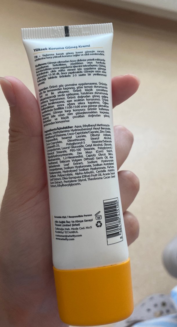 Wiwify SPF 50 Yüksek Koruma Güneş Kremi 50 ml - Görsel 2