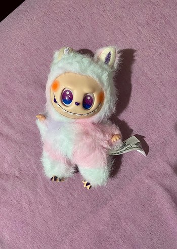 Pastel Çok Renkli labubu Peluş Anahtarlık - Görsel 2