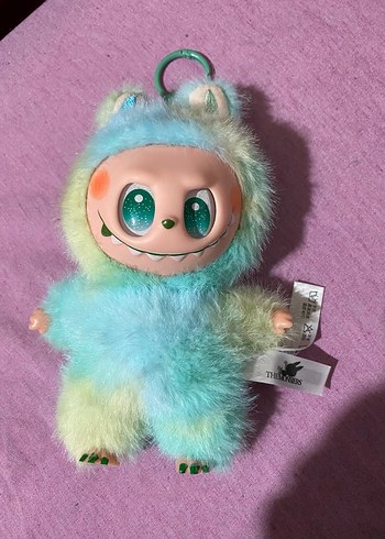 Pastel Renkli Peluş labubu anahtarlık - Görsel 2