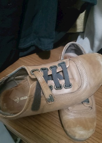 kahverengi kadın Ayakkabı Bağcıkları - Görsel 2