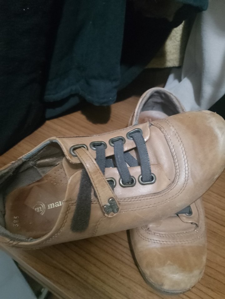 kahverengi kadın Ayakkabı Bağcıkları - Görsel 2