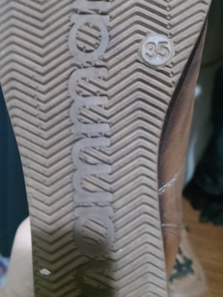 kahverengi kadın Ayakkabı Bağcıkları - Görsel 4