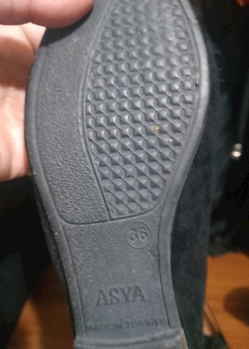 Tokalı Siyah Kadın babet Ayakkabı - Görsel 3