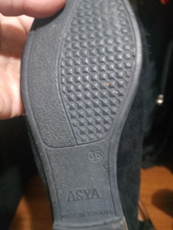 Tokalı Siyah Kadın babet Ayakkabı - Görsel 3