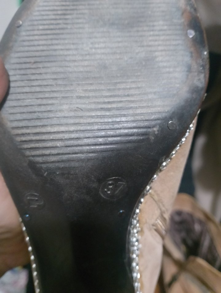 vizon pul işlemeli kadın topuklu bot - Görsel 2