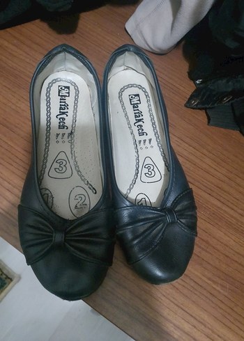 Tokalı Siyah Dolgu Topuk Kadın Babet - Görsel 3