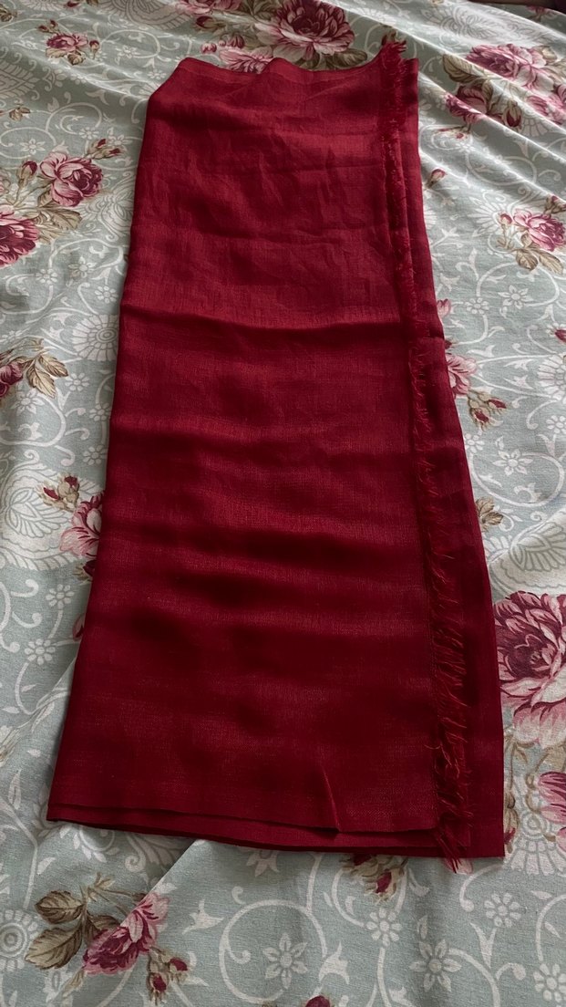 Kırmızı şal - Görsel 2