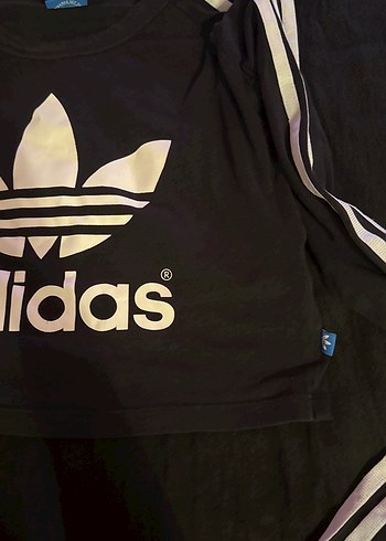 s Beden Siyah Adidas Uzun Kollu Tişört