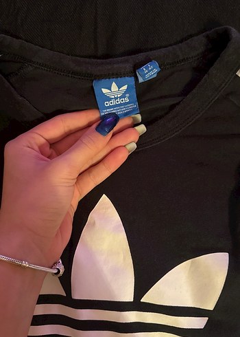 Adidas Siyah Adidas Uzun Kollu Tişört