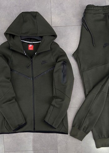 Nike Kadın Mavi Fermuarlı Uzun Kollu Eşofman Takımı