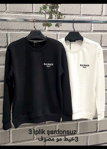 Balmain Siyah Erkek Sweatshirt