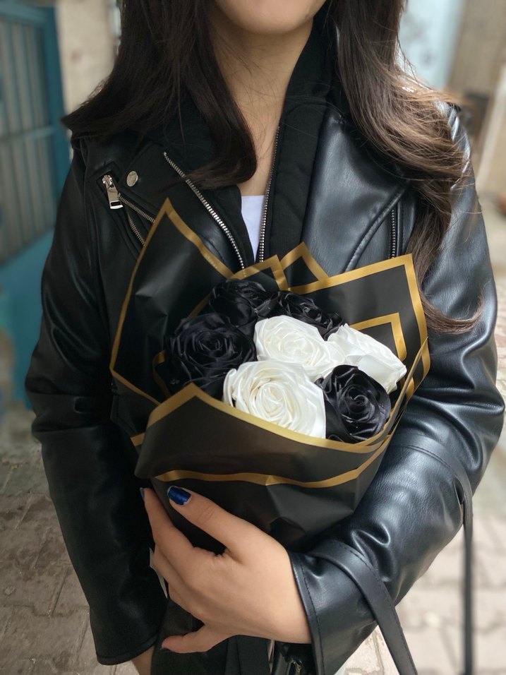 Solmayan gül buketi - Görsel 2