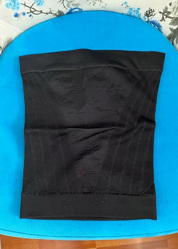 Siyah Dikişsiz Hemşire Korsesi