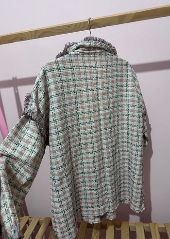 Zara Düğmeli Gri Mini Kadın Ceket